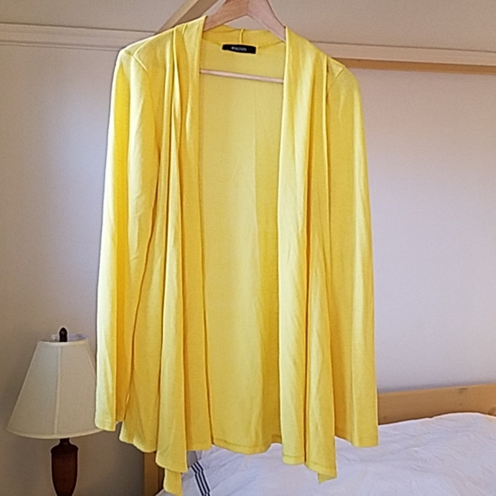 Comfy shawl sweater